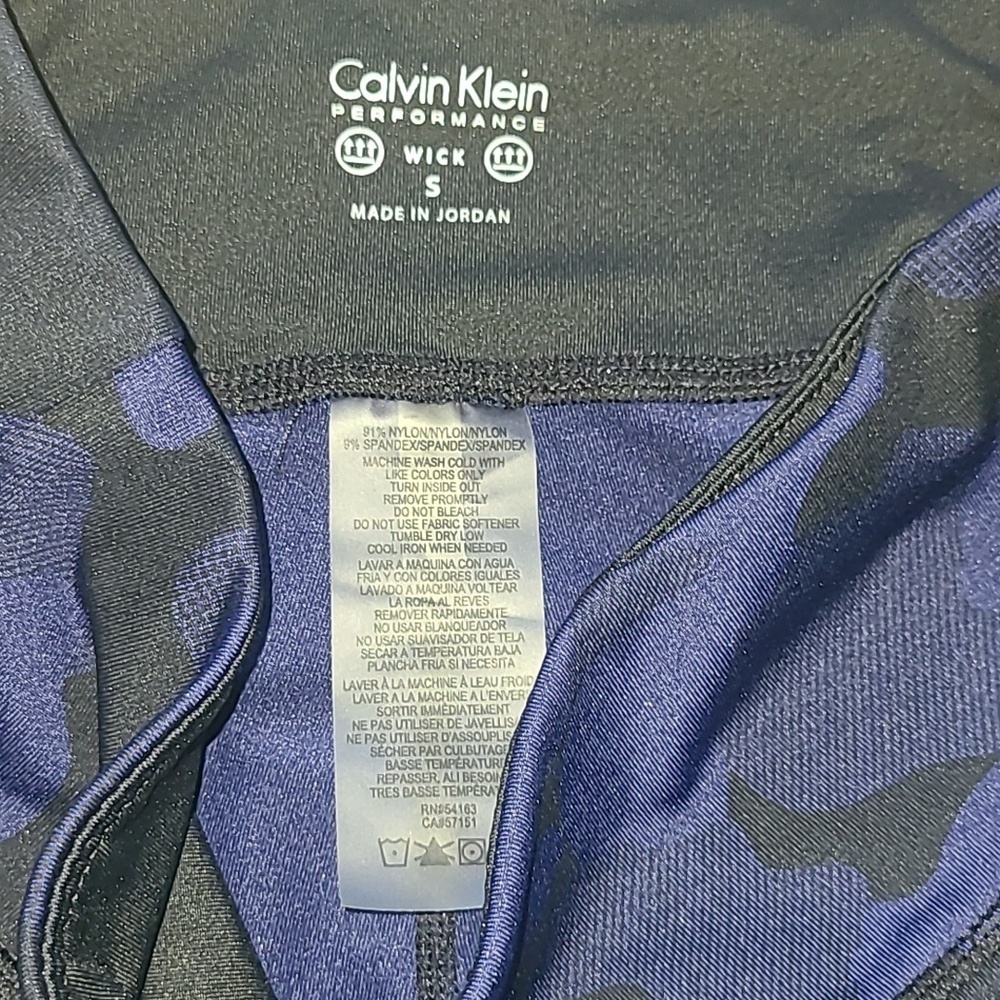 Calvin Klein Blue and Black Leggings - Picture 2 of 7